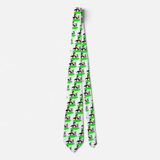 Penguin and Leprechaun Tie