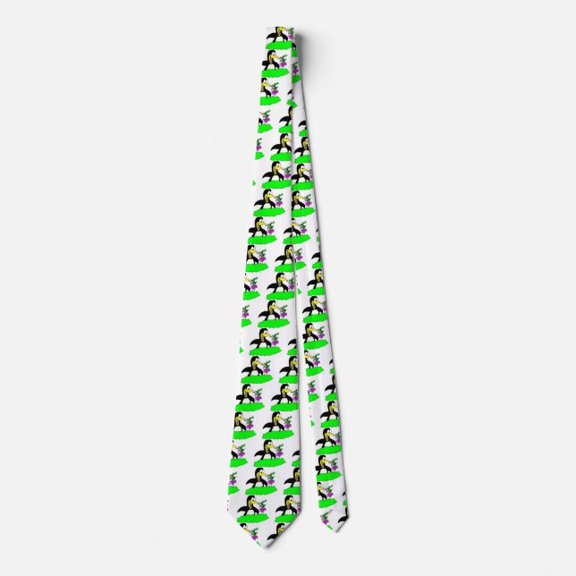 Penguin and Leprechaun Tie (Front)