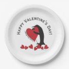Penguin and Red Heart Happy Valentine’s Day