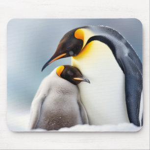 Penguin Animal Bird Beauty Freedom Wilderness Art Mouse Mat