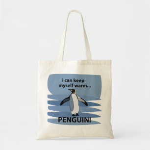 Penguin Animal Cute Funny  Tote Bag