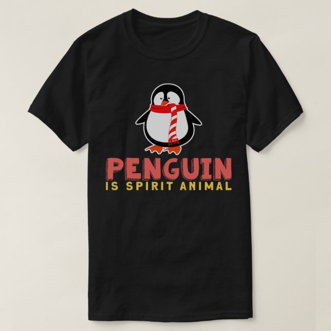 Penguin Animal Zookeeper T-Shirt (Design Front)