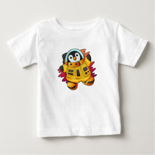 Penguin as Astronaut in Suit Baby T-Shirt