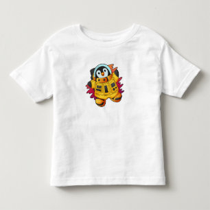 Penguin as Astronaut in Suit Toddler T-Shirt