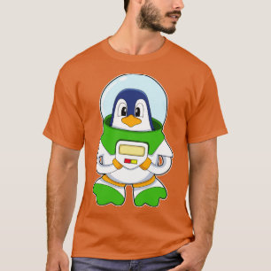 Penguin as Astronaut with Costume T-Shirt