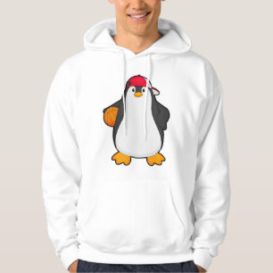 Penguin as Basketball player with Basketball ball Hoodie