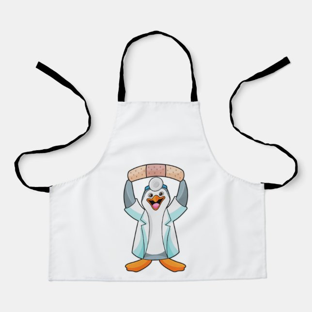 Penguin as Doctor with Plaster Apron (Front)
