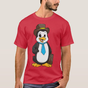 Penguin as Entrepreneur with Briefcase T-Shirt