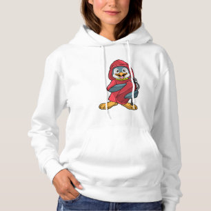Penguin as Firefighter with Extinguisher Hoodie