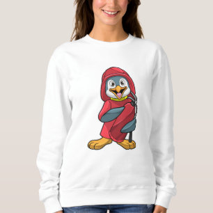 Penguin as Firefighter with Fire extinguisher Sweatshirt
