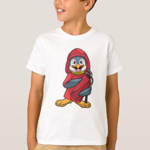 Penguin as Firefighter with Fire extinguisher T-Shirt