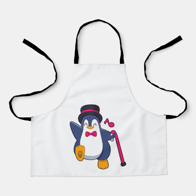 Penguin as Groom with Tie Apron (Front)