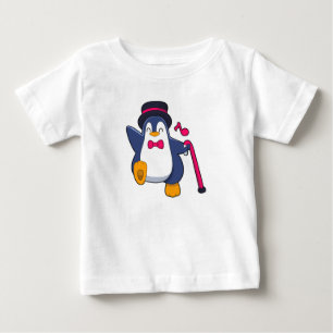 Penguin as Groom with Tie Baby T-Shirt