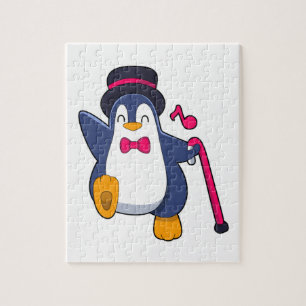 Penguin as Groom with Tie Jigsaw Puzzle