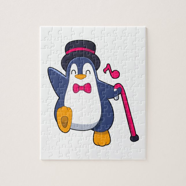 Penguin as Groom with Tie Jigsaw Puzzle (Vertical)