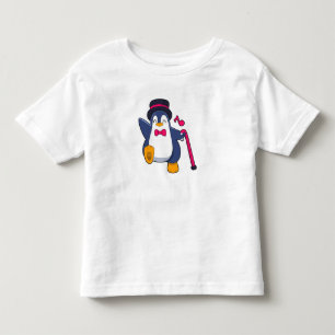 Penguin as Groom with Tie Toddler T-Shirt