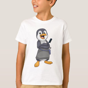 Penguin as Hair stylist with Comb T-Shirt