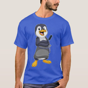Penguin as Hair stylist with Comb T-Shirt