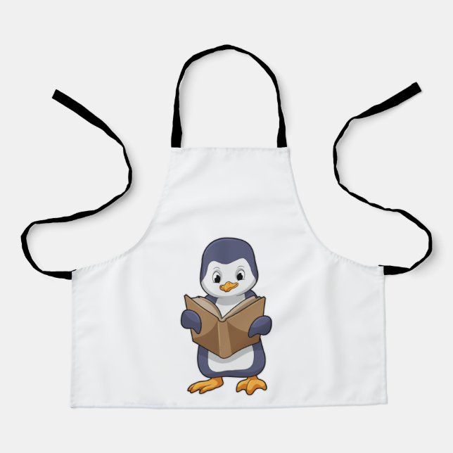 Penguin as Nerd with Book Apron (Front)