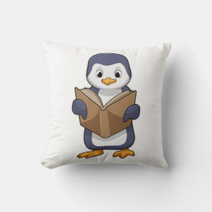 Penguin as Nerd with Book Cushion