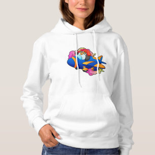 Penguin as Pilot with Plane Hoodie