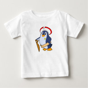 Penguin as Pirate with Hat Baby T-Shirt