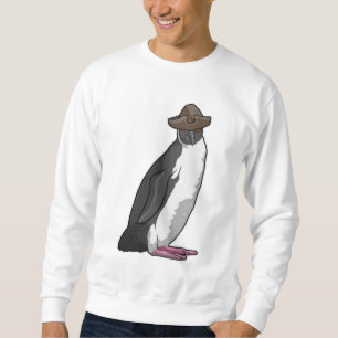 Penguin as Pirate with Hat Sweatshirt