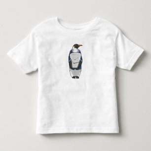 Penguin as Secretary with Stack of paper Toddler T-Shirt