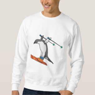Penguin as Ski jumper with Ski Sweatshirt