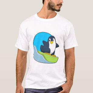Penguin as Snowboarder with Sonowboard.PNG T-Shirt