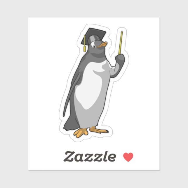Penguin as Teacher with Pointer (Sheet)