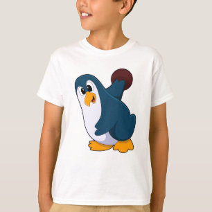 Penguin at Bowling with Bowling ball T-Shirt