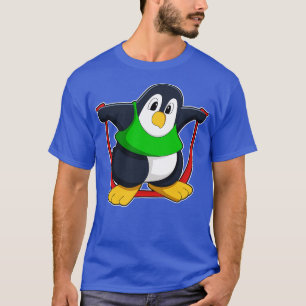 Penguin at Fitness with Skipping rope T-Shirt
