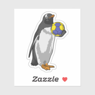 Penguin at Handball Sports