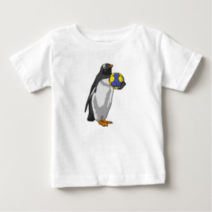 Penguin at Handball Sports Baby T-Shirt