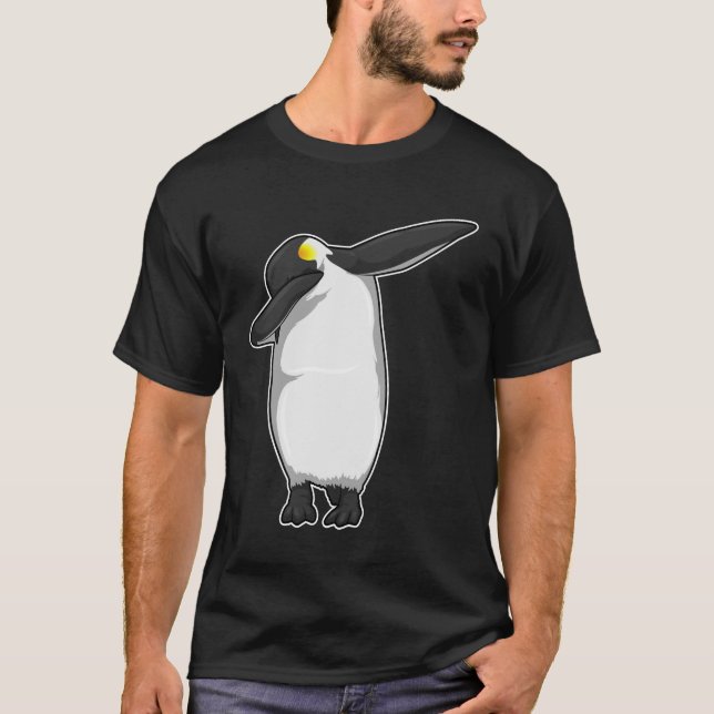 Penguin at Hip Hop Dance Dab T-Shirt (Front)