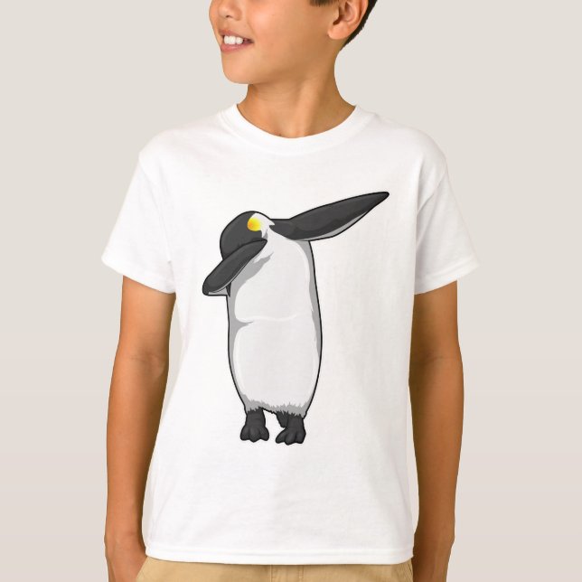 Penguin at Hip Hop Dance Dab T-Shirt (Front)