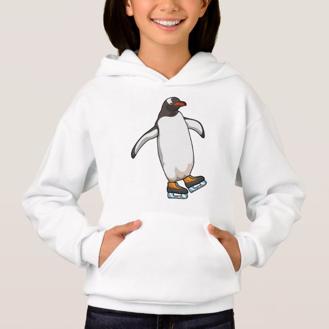 Penguin at Ice skating with Ice skates (Front)