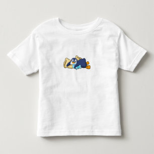 Penguin at Sleeping with Pillow Toddler T-Shirt