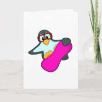 Penguin at Snowboard Sports & Ski goggles
