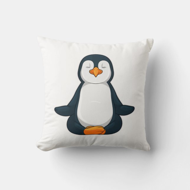 Penguin at Yoga Fitness in Sitting Cushion (Front)
