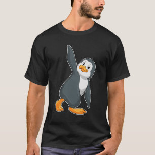 Penguin at Yoga Stretching exercise T-Shirt
