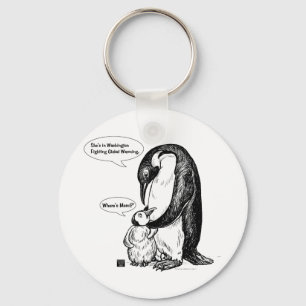 Penguin Awareness Key Ring