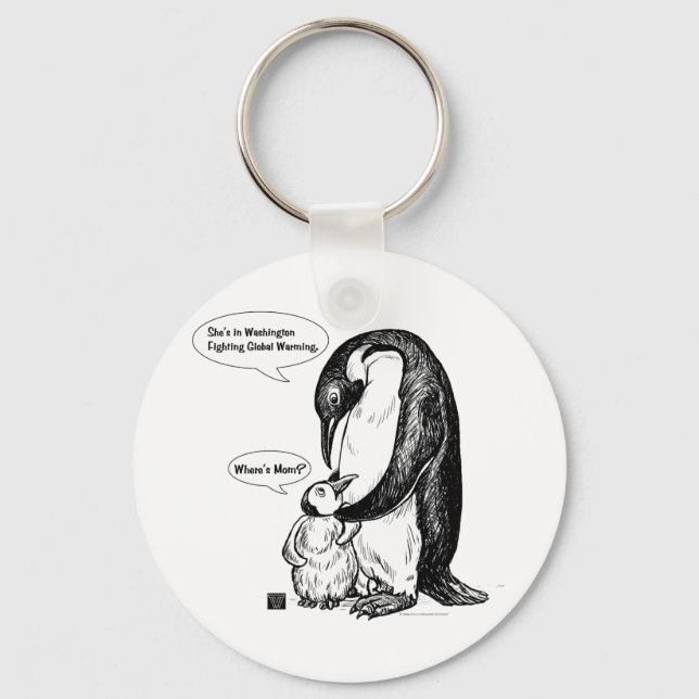 Penguin Awareness Key Ring (Front)