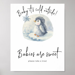 Penguin - Babies are sweet Poster