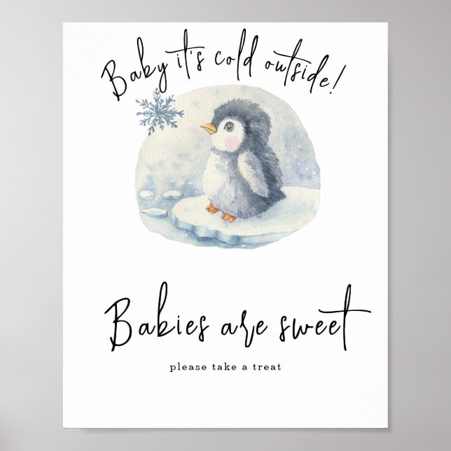 Penguin - Babies are sweet  Poster (Front)