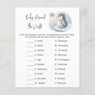 Penguin - Baby around the world game