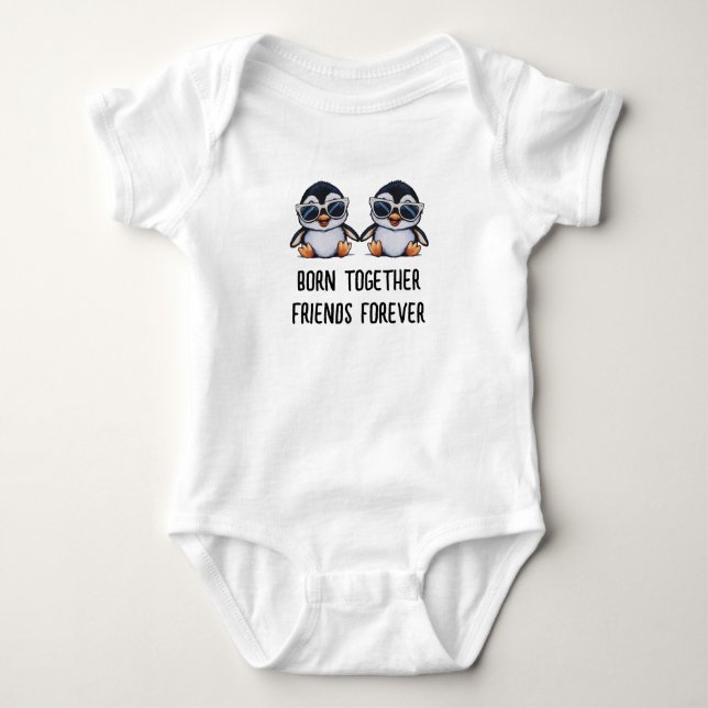 Penguin Baby Bodysuit (Front)