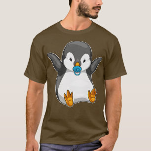 Penguin Baby Pacifier T-Shirt