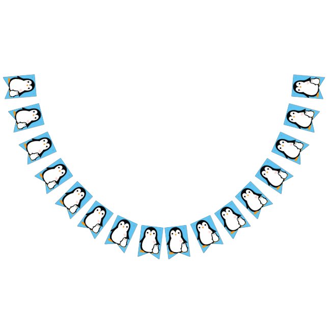 Penguin Baby Shower Bunting (All)